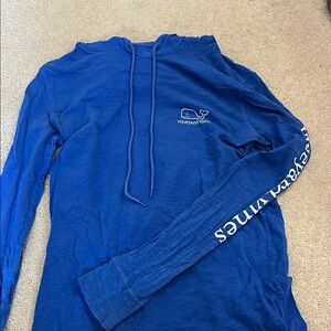 Vineyard Vines Blue Long Sleeve with Hood
